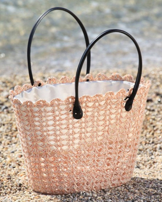 Sifnos Gold Crochet Bag