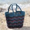 Santorini Teal Green Crochet Bag