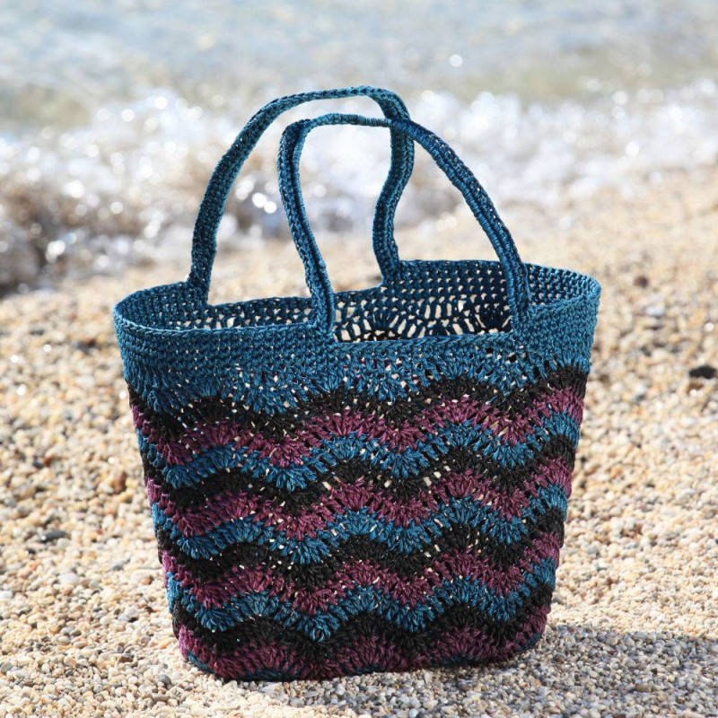 Santorini Teal Green Crochet Bag