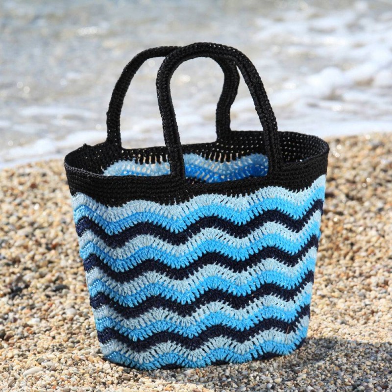 Blue Crochet Party Bag - Querida Costa