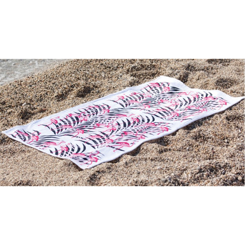 Verano with Flamingos Towel