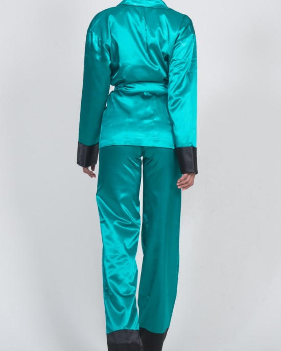 Leo Teal Green Pants Leo Teal Green Pants